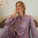 Lavender silk pyjamas