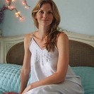 Pale blue silk nightie